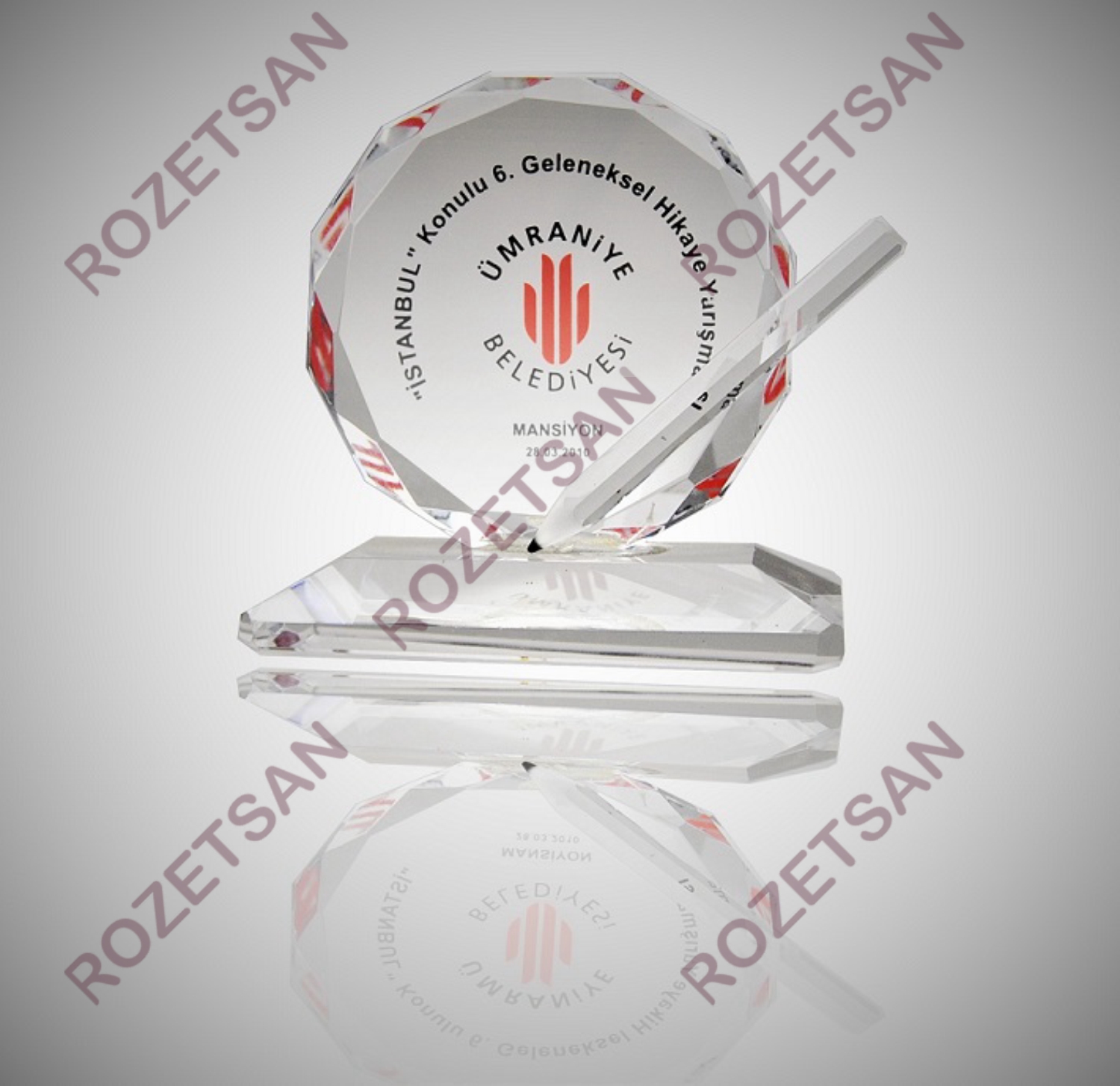 Istanbul Kristal Plaket